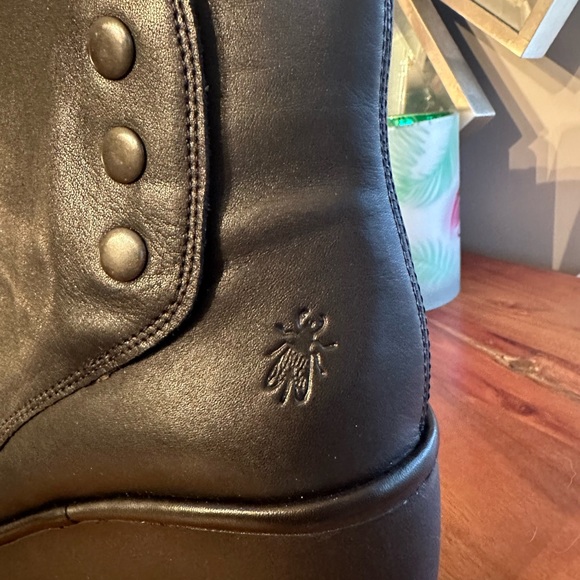 Fly London 38 RARE black bootie NEW UNWORN - Picture 2 of 4